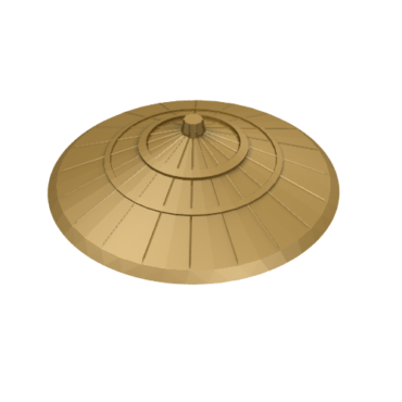 93059 - Minifigure, Headgear Hat, Conical Asian