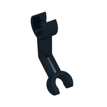 93061 - Arm Skeleton, Bent with Clips at 90 degrees (Vertical Grip)