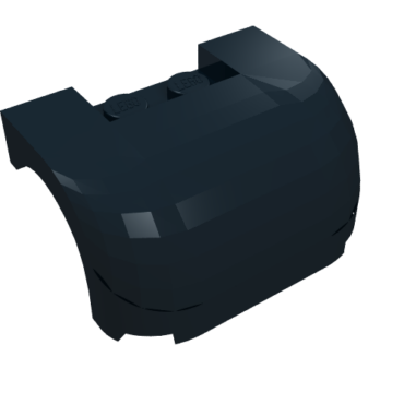 93587 - Vehicle, Mudguard 3 x 4 x 1 2/3 Curved