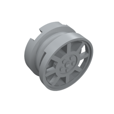 93593 - Wheel 11mm D. x 6mm with 8 Spokes