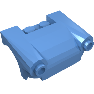 93597 - Vehicle, Mudguard 3 x 4 with Headlights