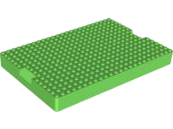 93608 - Brick, Modified 16 x 24 x 2 with 1 x 4 Indentations on Ends (Container Top)