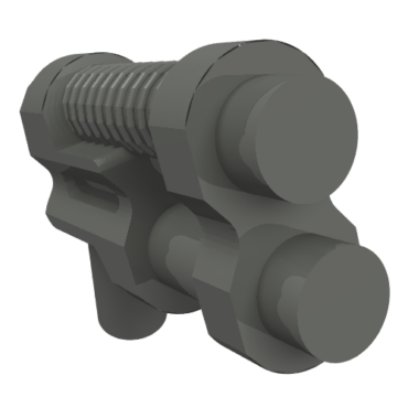 95199 - Minifigure, Weapon Gun, Two Barrel Pistol
