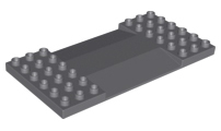 95463 - Duplo, Plate 6 x 12 with Center Ramp