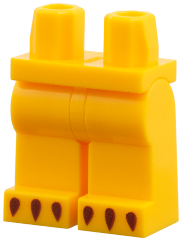 970c00pb1855 - Hips and Legs with Reddish Brown Claws Pattern