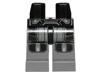 970c85pb06 - Hips and Dark Bluish Gray Legs with SW Darth Malgus Armor Pattern