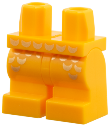 970cm00pb024 - Hips and Medium Legs with Gold Scales Pattern