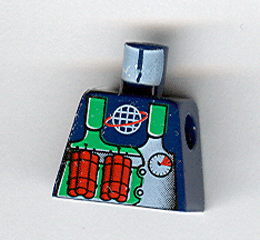 973pb0219 - Torso Alpha Team Logo Green Vest Dynamite Pattern