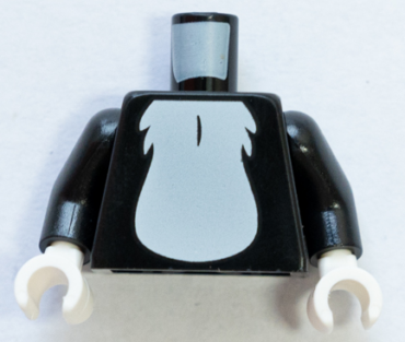 973pb4266c01 - Torso White Chest Fur Pattern / Black Arms / White Hands