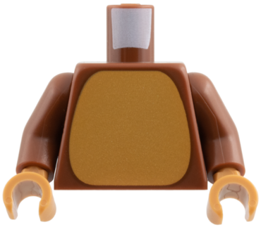 973pb6443c01 - Torso Medium Nougat Belly Pattern / Reddish Brown Arms / Medium Nougat Hands