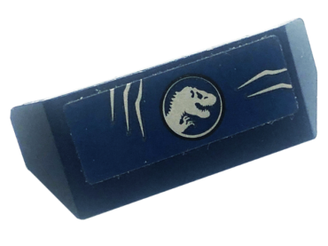 98834pb18 - Vehicle, Spoiler with Bar Handle with Jurassic World Logo and Scratch Marks Pattern (Sticker) - Set 75934