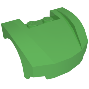 98835 - Vehicle, Mudguard 3 x 4 x 1 2/3 Curved Front