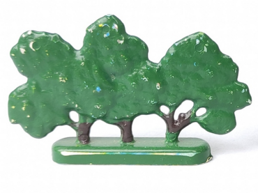 FTBushH - Plant, Tree Flat Bush Painted with Hollow Base