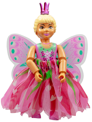 belvfemale30a - Belville Female - Princess Vanilla, Pink Skirt, Pink Wings