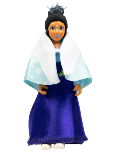 belvfemale50a - Belville Female - Snow Queen with Skirt, Fur Trimmed Shawl and Tiara