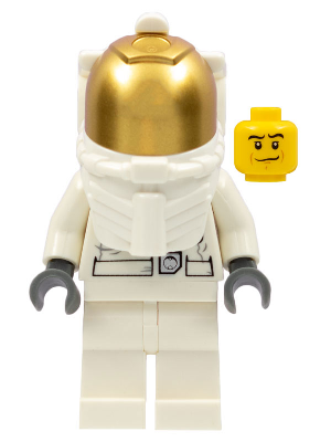 cty0384 - Astronaut, White Legs, Underwater Helmet, Visor
