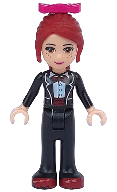 frnd0041 - Friends Mia - Black Trousers, Black Formal Jacket with Bow Tie