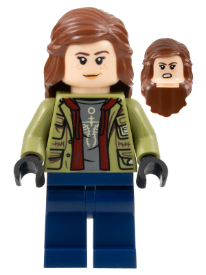 jw088 - Maisie Lockwood - Olive Green Jacket, Reddish Brown Hair
