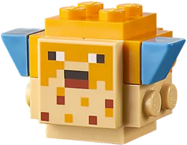 minepufffish02 - Minecraft Pufferfish, Inflated - Brick Built