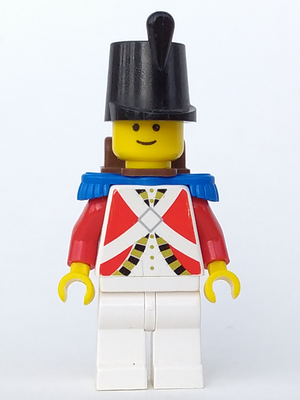 pi062 - Imperial Guard with Blue Epaulettes and Brown Backpack Non-Opening