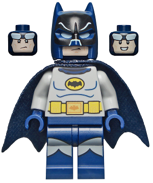 sh0703 - Batman - Classic TV Series, Goggles and Light Bluish Gray Torso