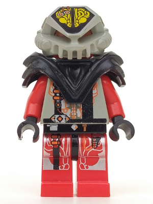 sp046 - UFO Zotaxian Alien - Red Pilot with Armor and Printed Helmet (Chamon)