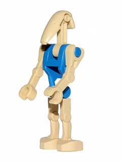 sw0095 - Battle Droid Pilot with Blue Torso and Straight Arm