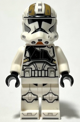sw1236 - Clone Trooper Gunner (Phase 2) - Dirt Stains, Nougat Head, Helmet with Holes