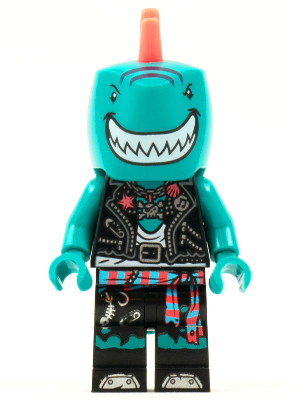 vid002 - Shark Singer, Vidiyo Bandmates, Series 1 (Minifigure Only without Stand and Accessories)
