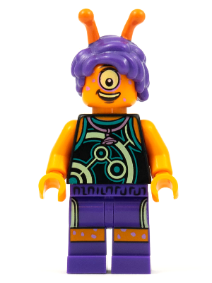 vid008 - Alien Keytarist, Vidiyo Bandmates, Series 1 (Minifigure Only without Stand and Accessories)