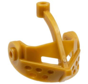 x126 - Minifigure, Visor Pointed