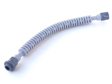 x131c03 - Hose, Flexible 12L with Tabbed Dark Bluish Gray Ends