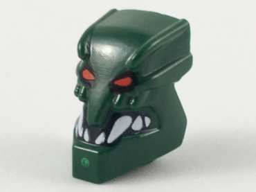 x1816px1 - Minifigure, Head, Modified Bionicle Piraka Zaktan with Eyes and Teeth Pattern