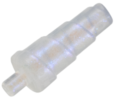 7199 - Minifigure, Spiral Unicorn Horn with Small Pin