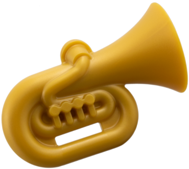 8039 - Minifigure, Utensil Musical Instrument, Tuba