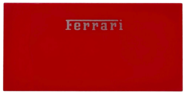 87079pb1638 - Tile 2 x 4 with Silver Ferrari Logo Pattern