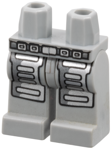 970c00pb0051 - Hips and Legs with Belt and Silver Armor Pattern