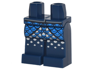 970c00pb0699 - Hips and Legs with Armor with Blue and White Waves Pattern