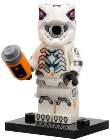 col29-1 - Robot T. rex, Series 29 (Complete Set with Stand and Accessories)