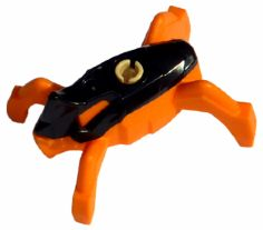 hf008 - Hero Factory Jumper - Black Top and Orange Base