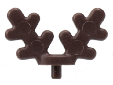 1613 - Minifigure, Antlers with Small Pin