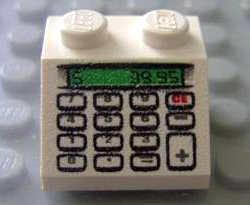3039pb024 - Slope 45 2 x 2 with Cash Register and $39.95 Pattern