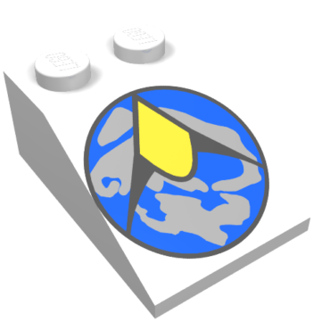 3298p10 - Slope 33 3 x 2 with Exploriens Logo Pattern