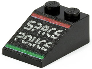 3298pb010 - Slope 33 3 x 2 with Space Police II Pattern