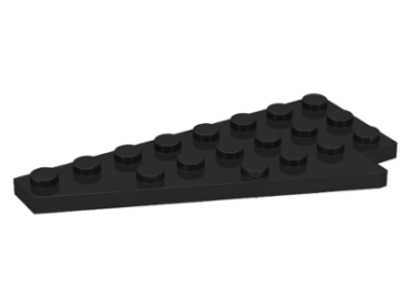 3933b - Wedge, Plate 8 x 4 Wing Left with Underside Stud Notch