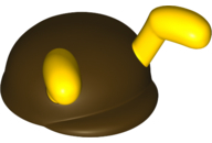 78893pb01 - Large Figure Headgear, Super Mario Cap with Molded Flexible Rubber Yellow Antennae Pattern (Bee Mario)