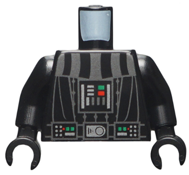 973pb0516c01 - Torso SW Darth Vader Death Star Pattern / Black Arms / Black Hands