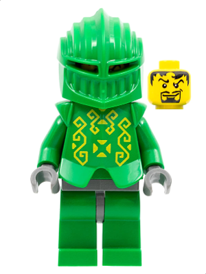 cas261 - Knights Kingdom II - Rascus with Armor, Plain Torso