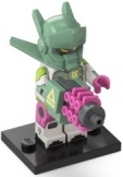 col24-2 - Robot Warrior, Series 24 (Complete Set with Stand and Accessories)