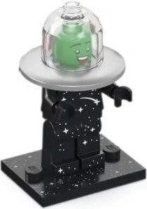 col26-7 - Flying Saucer Costume Fan, Series 26 (Complete Set with Stand and Accessories)